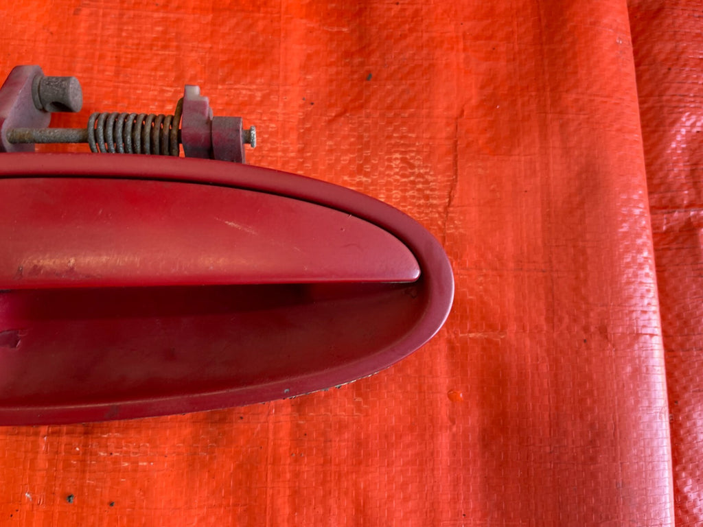 94 01 ACURA INTEGRA   EXTERIOR   PASSENGER RIGHT FRONT   DOOR HANDLE   RED   OEM2