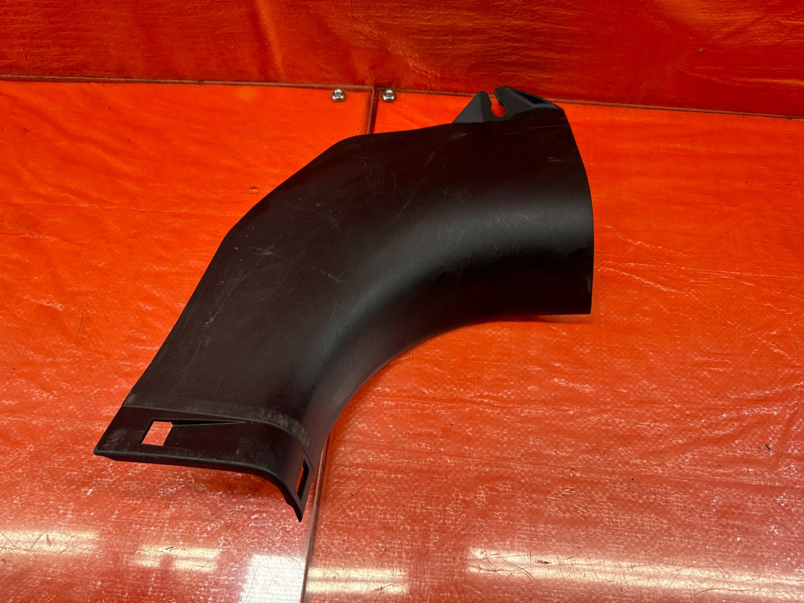 08 15 LANCER EVOLUTION X EVO 10   PASSENGER RIGHT KICK PANEL   OEM FACTORY #2147