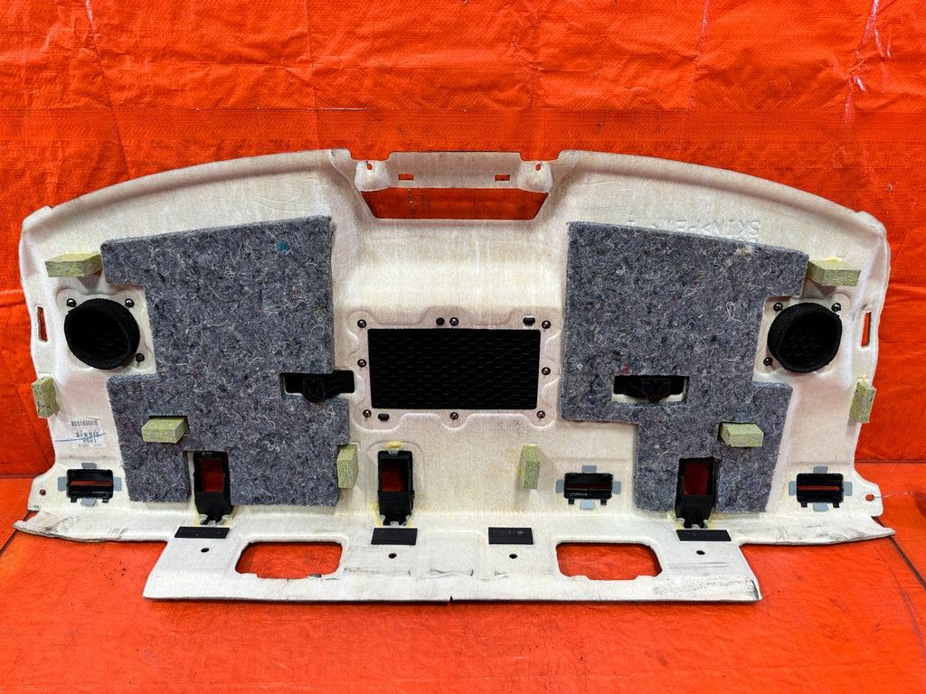 14 24 INFINITI Q50   BLACK REAR SPEAKER COVER TRAY LINER TRIM   OEM #3161