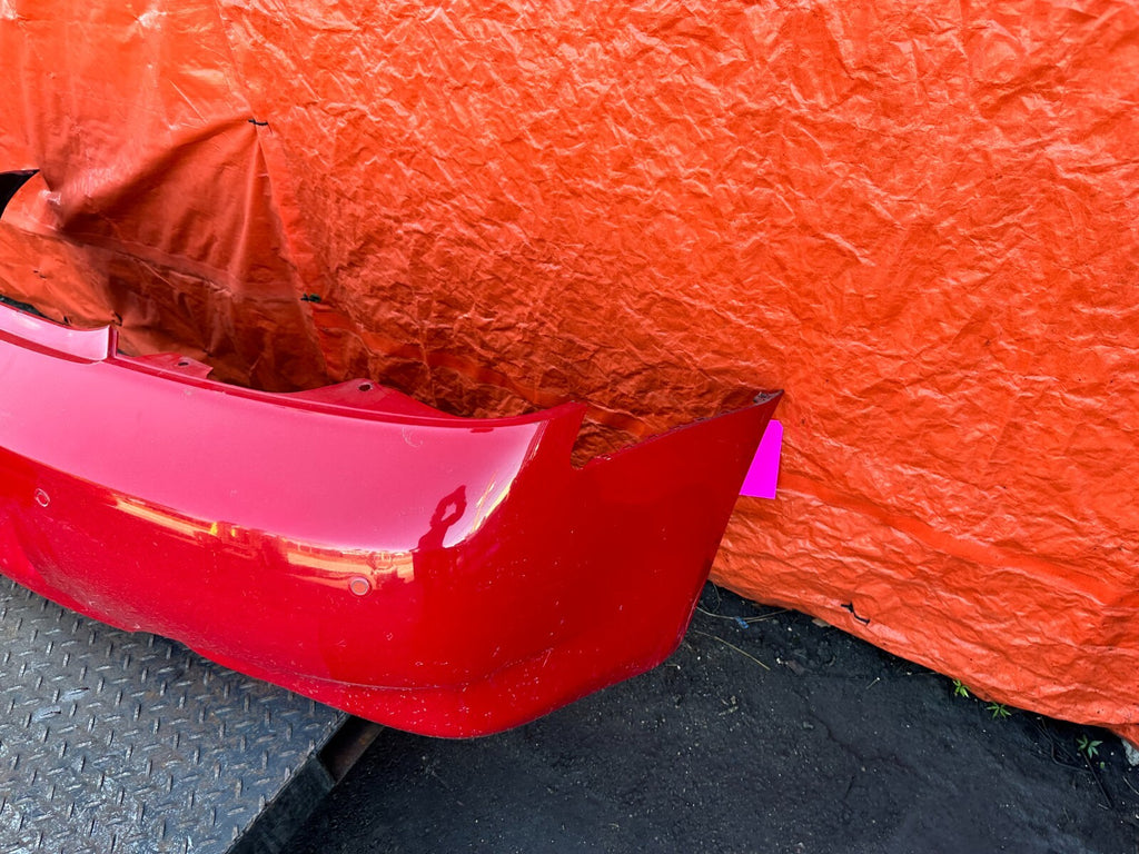 09 15 INFINITI G37 CONVERTIBLE   REAR BUMPER COVER   RED COLOR   OEM #2785