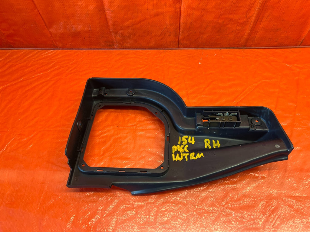 90 93 ACURA INTEGRA 2D RS PASSENGER RIGHT CARGO COVER TRIM BRACKET BLUE OEM #15410