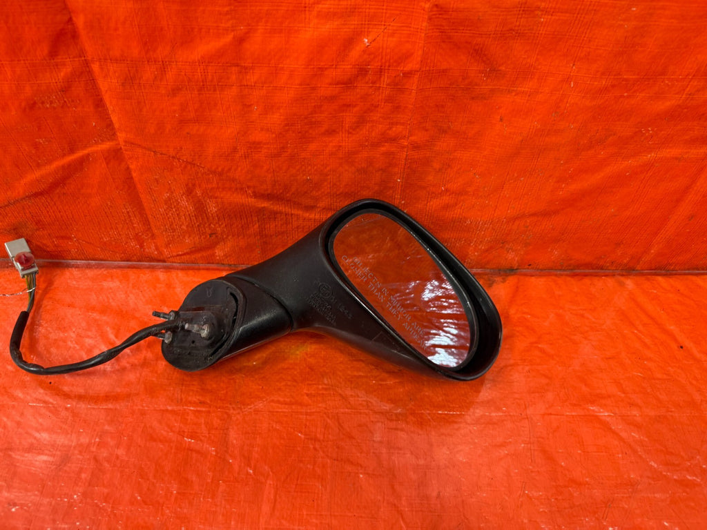 93 97 HONDA DEL SOL PASSENGER RIGHT SIDE VIEW MIRROR POWER   BLACK   OEM #2947