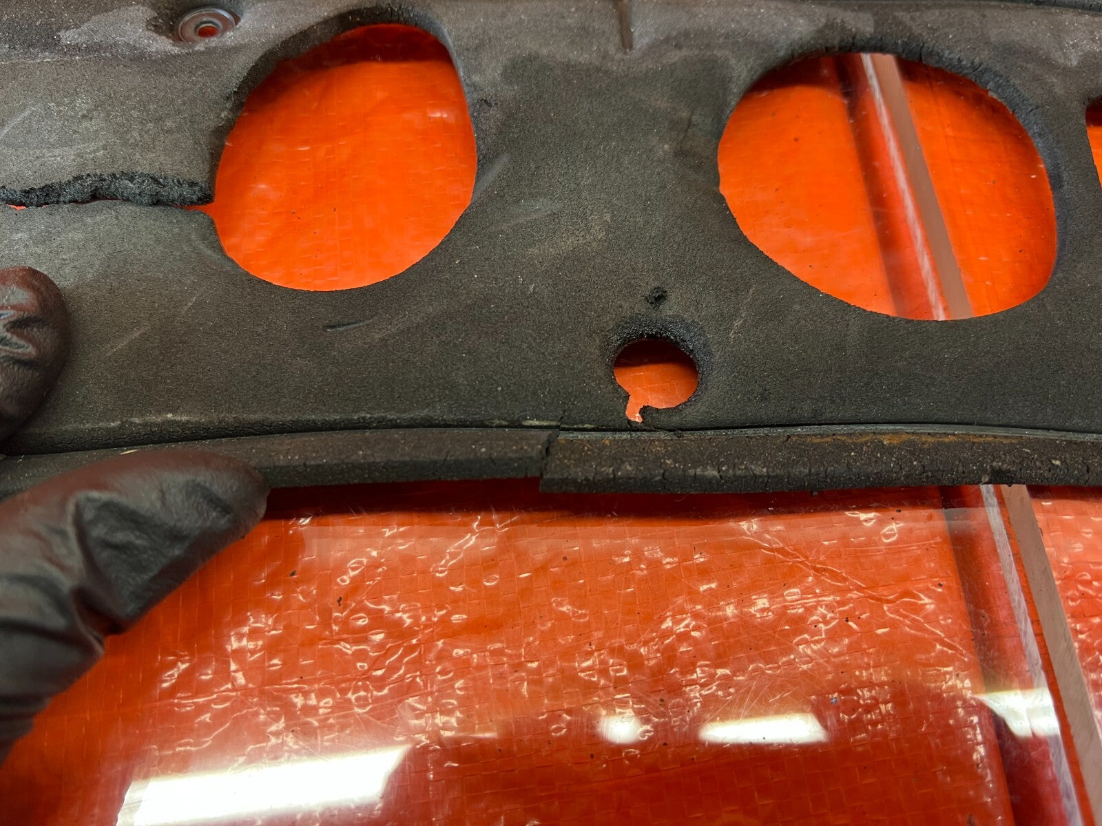 90 91 HONDA CIVIC HATCHBACK TAIL LIGHT LAMP WEATHER TRIM GASKETS   LEFT & RIGHT5