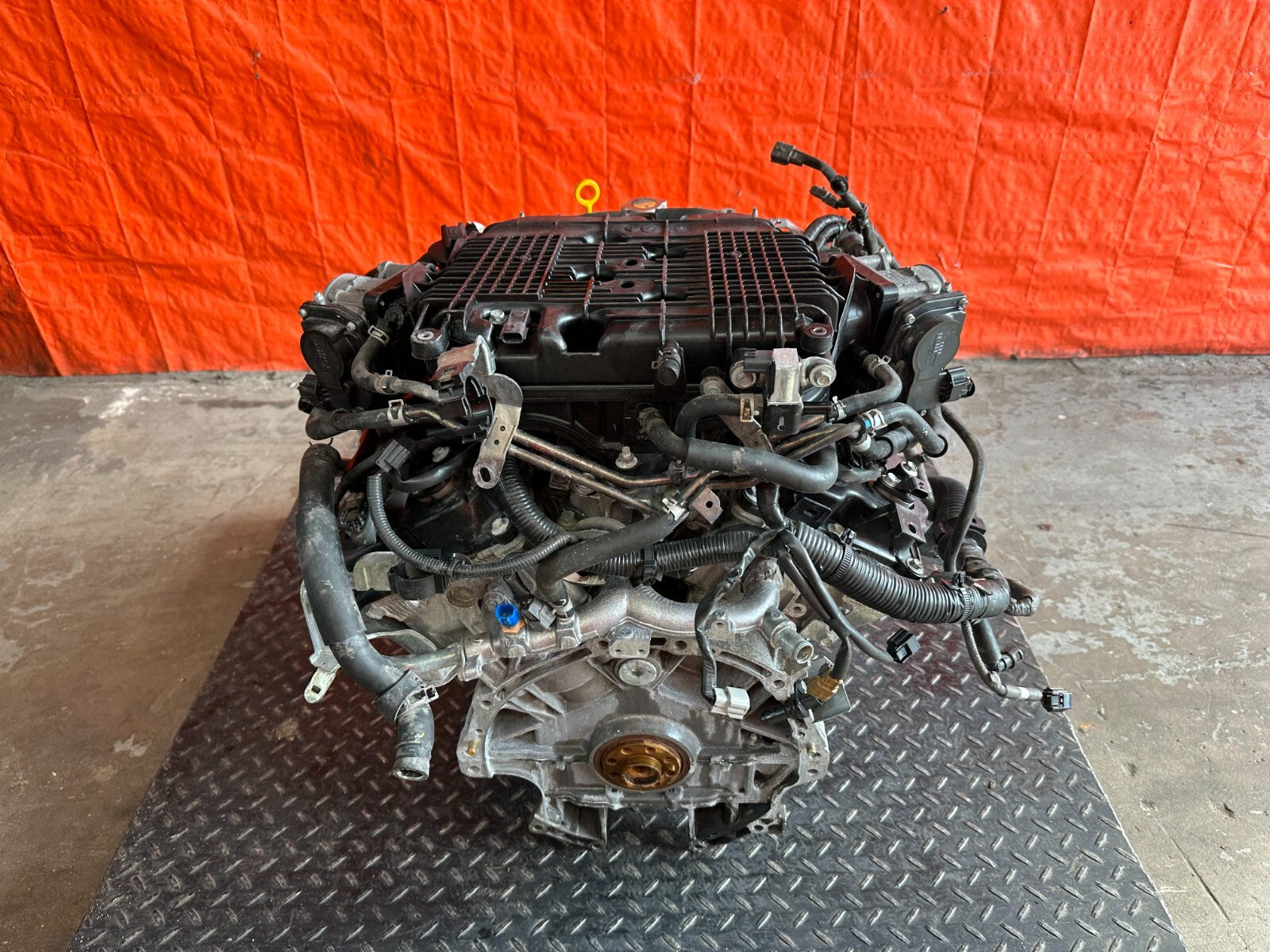 2012 12 INFINITI M35H M35 HYBRID   ENGINE MOTOR LONG BLOCK ASSEMBLY   OEM9