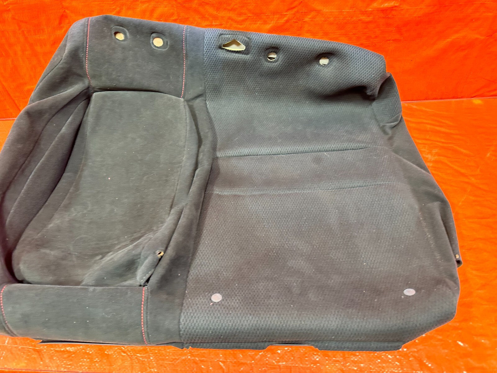 07 08 HONDA CIVIC SI SEDAN   LEFT REAR UPPER SEAT SKIN COVER FABRIC CLOTH   2704