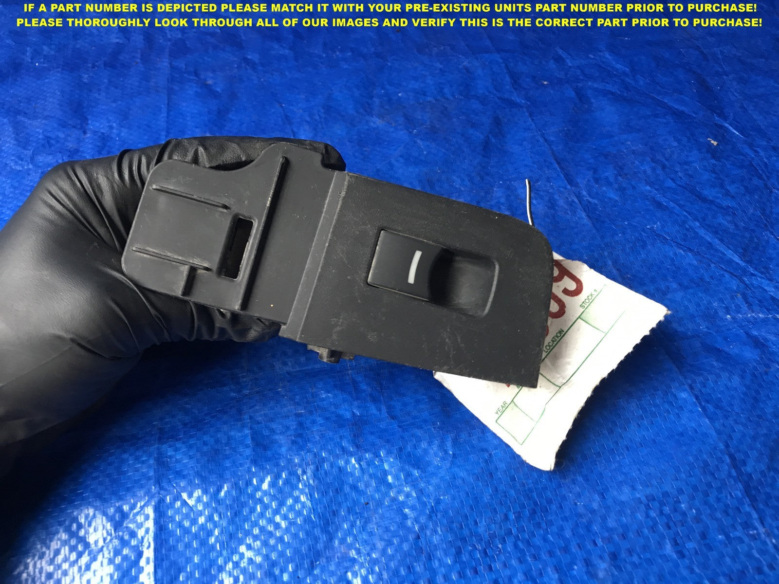 OEM 2004 2005 ACURA TL PASSENGER RIGHT REAR WINDOW SWITCH    0