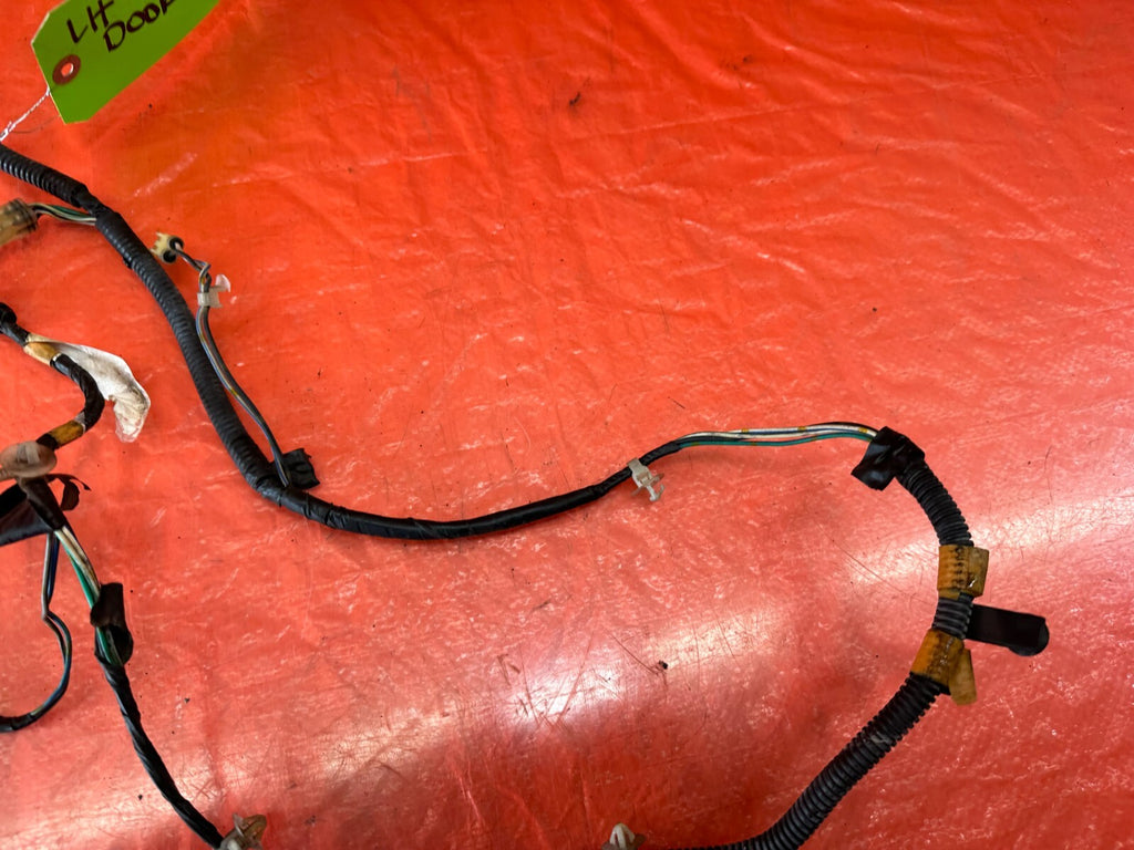 1989 89 HONDA CRX DX SI DRIVER LEFT FRONT DOOR WIRING HARNESS WIRE LOOM 2432