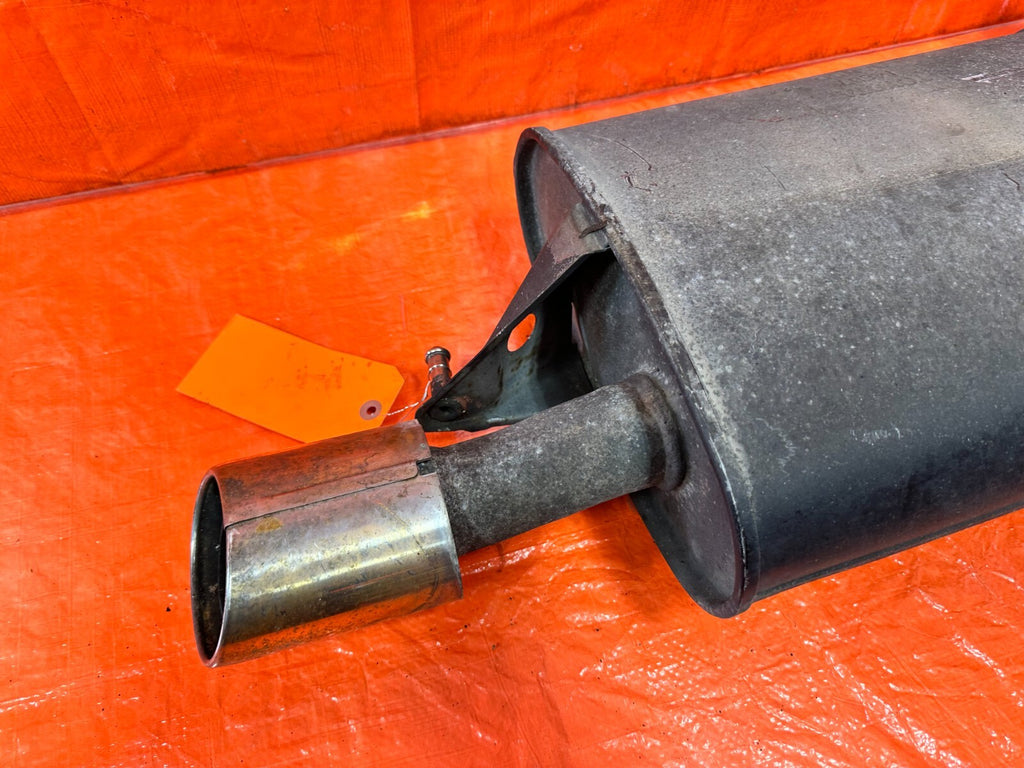 92 00 LEXUS SC300   FACTORY EXHAUST MUFFLER TAIL PIPE PAN   LEFT SIDE OEM #27612