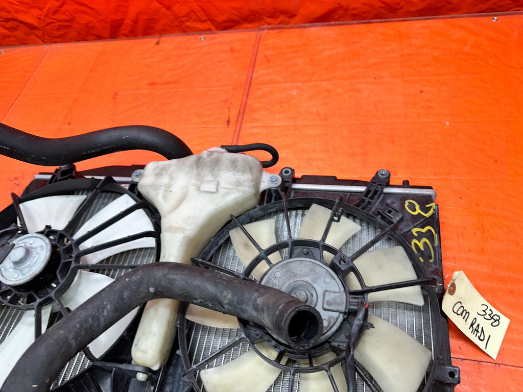 04-05 ACURA TSX 2.4L RADIATOR DUAL COOLING FANS TANK HOSES SET OEM #3387