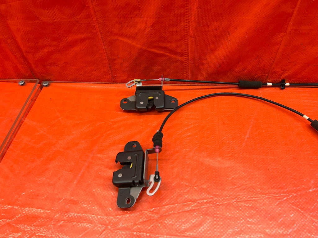 09 14 ACURA TSX LEFT & RIGHT REAR SEAT RECLINIG RELEASE CABLES W PULL HANDLE 16712