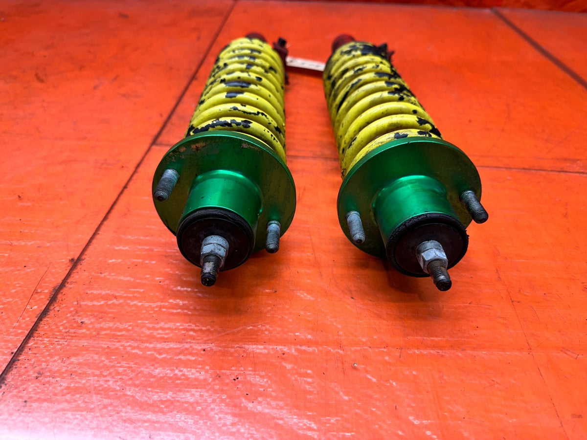 1992-1995 HONDA CIVIC KYB AGX FRONT SHOCKS LOWERING SPRINGS PAIR #3487