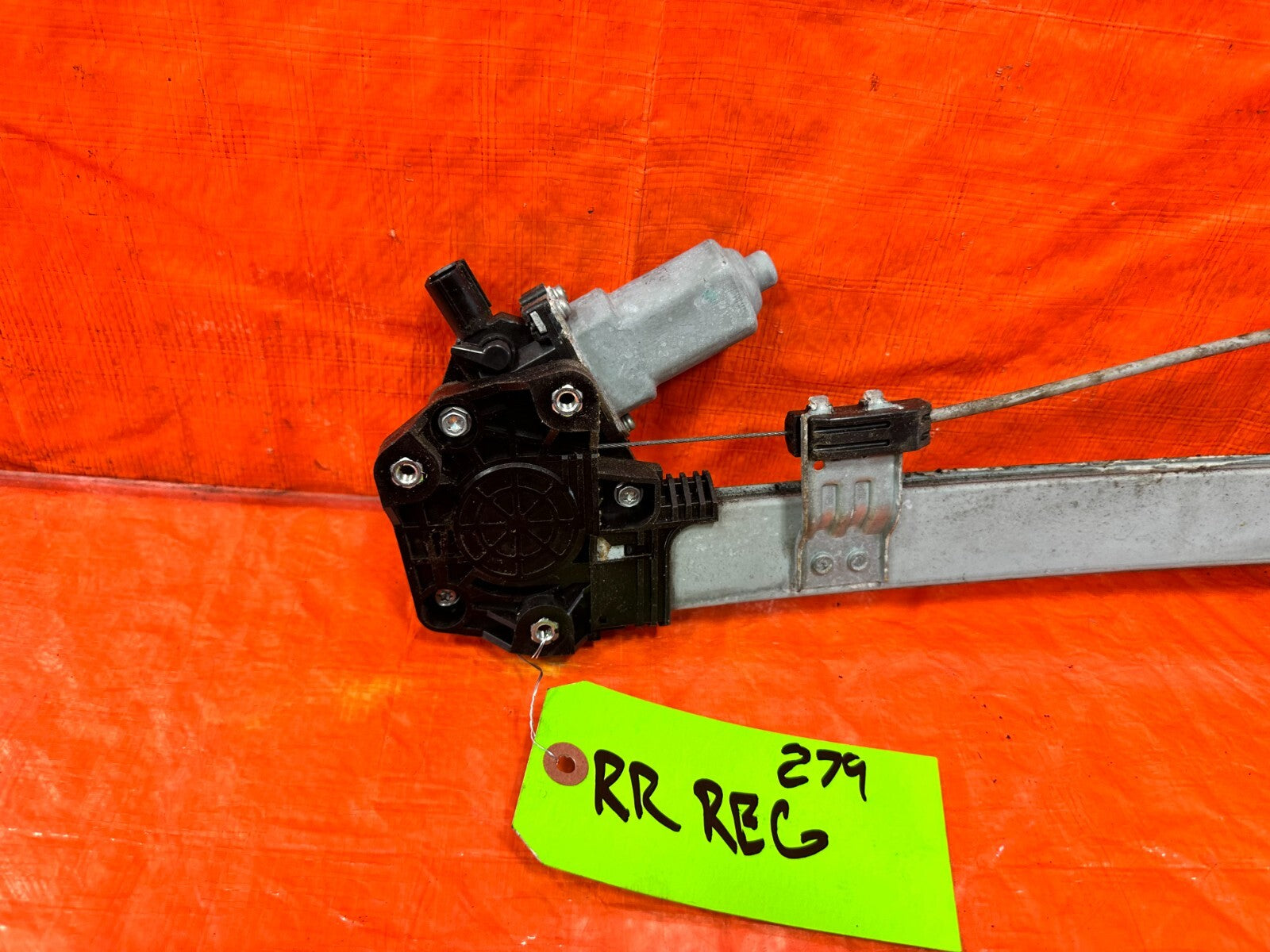 09 14 ACURA TSX   PASSENGER RIGHT REAR   WINDOW REGULATOR W/ MOTOR   OEM #2791