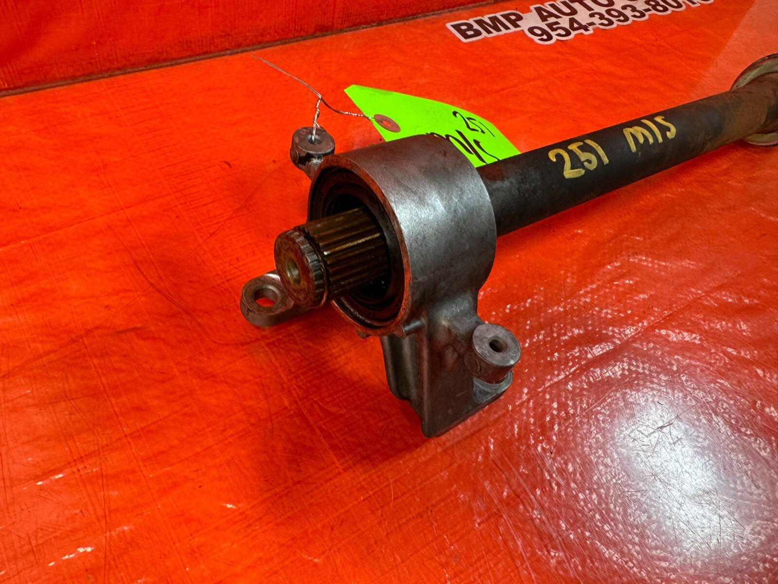 08 12 HONDA ACCORD 2.4L   AUTOMATIC   INTERMEDIATE MID HALF JACK SHAFT OEM #2515