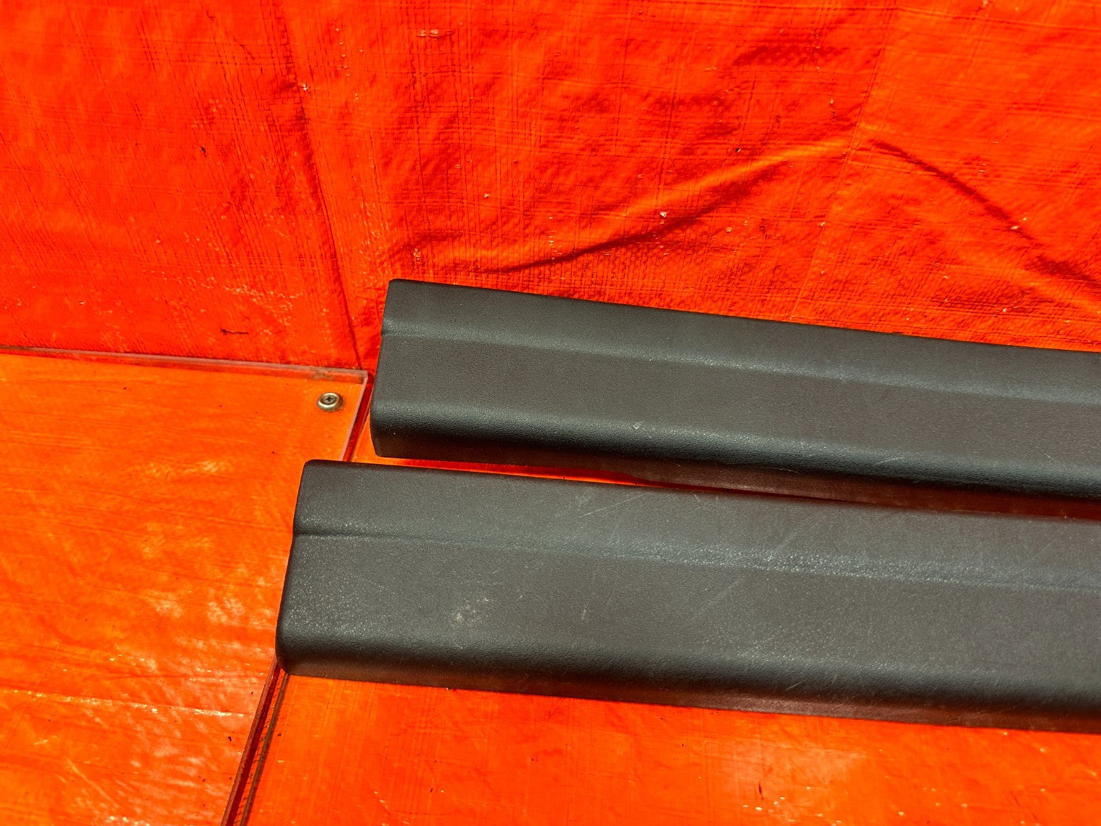 09 11 MAZDA RX8 RX 8   LEFT AND RIGHT FLOOR PILLARS SCUFF PLATE SET   OEM 3034