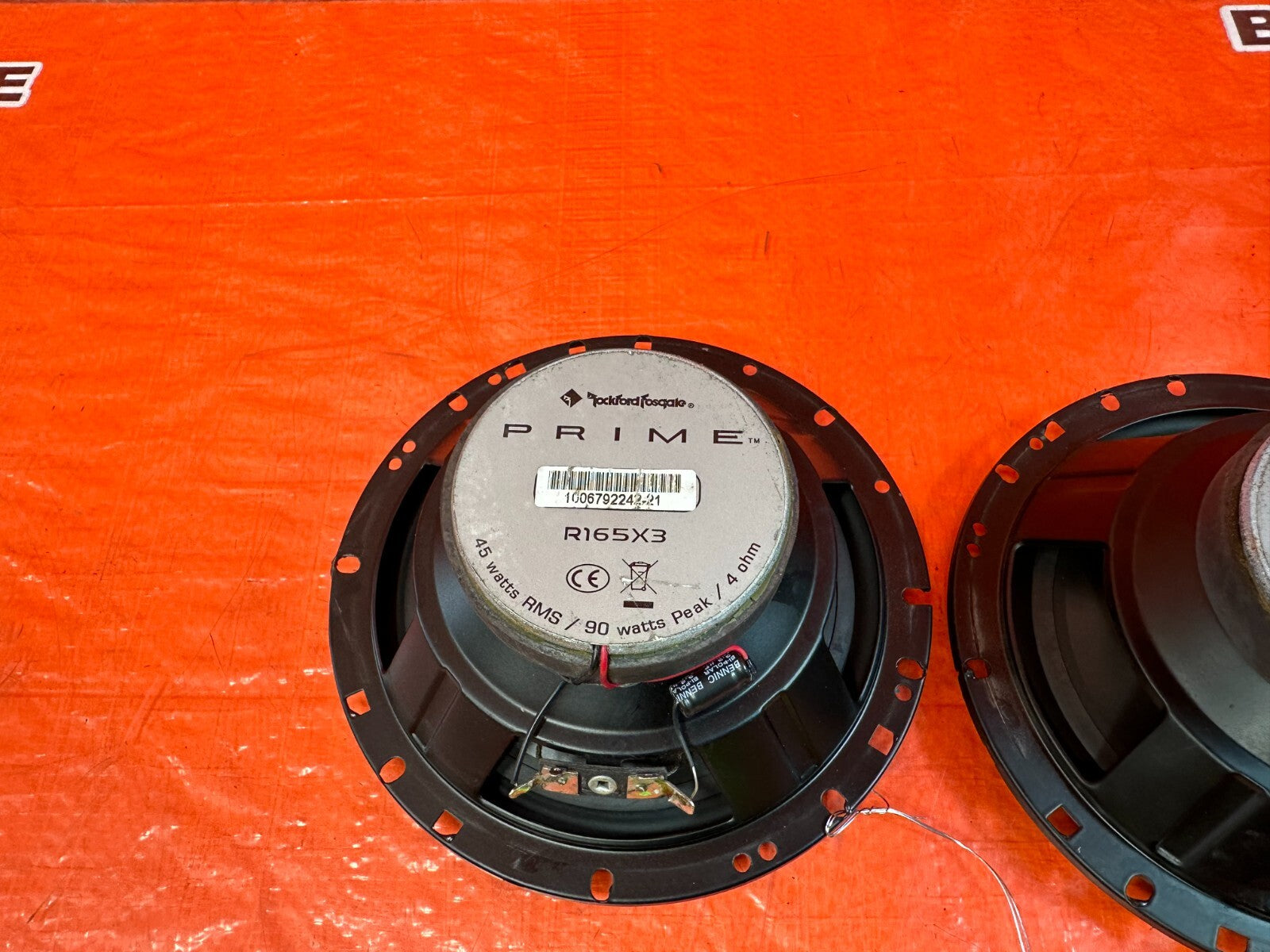 06 11 HONDA CIVIC   ROCKFORD FOSGATE R165X3 SPEAKERS   #26113