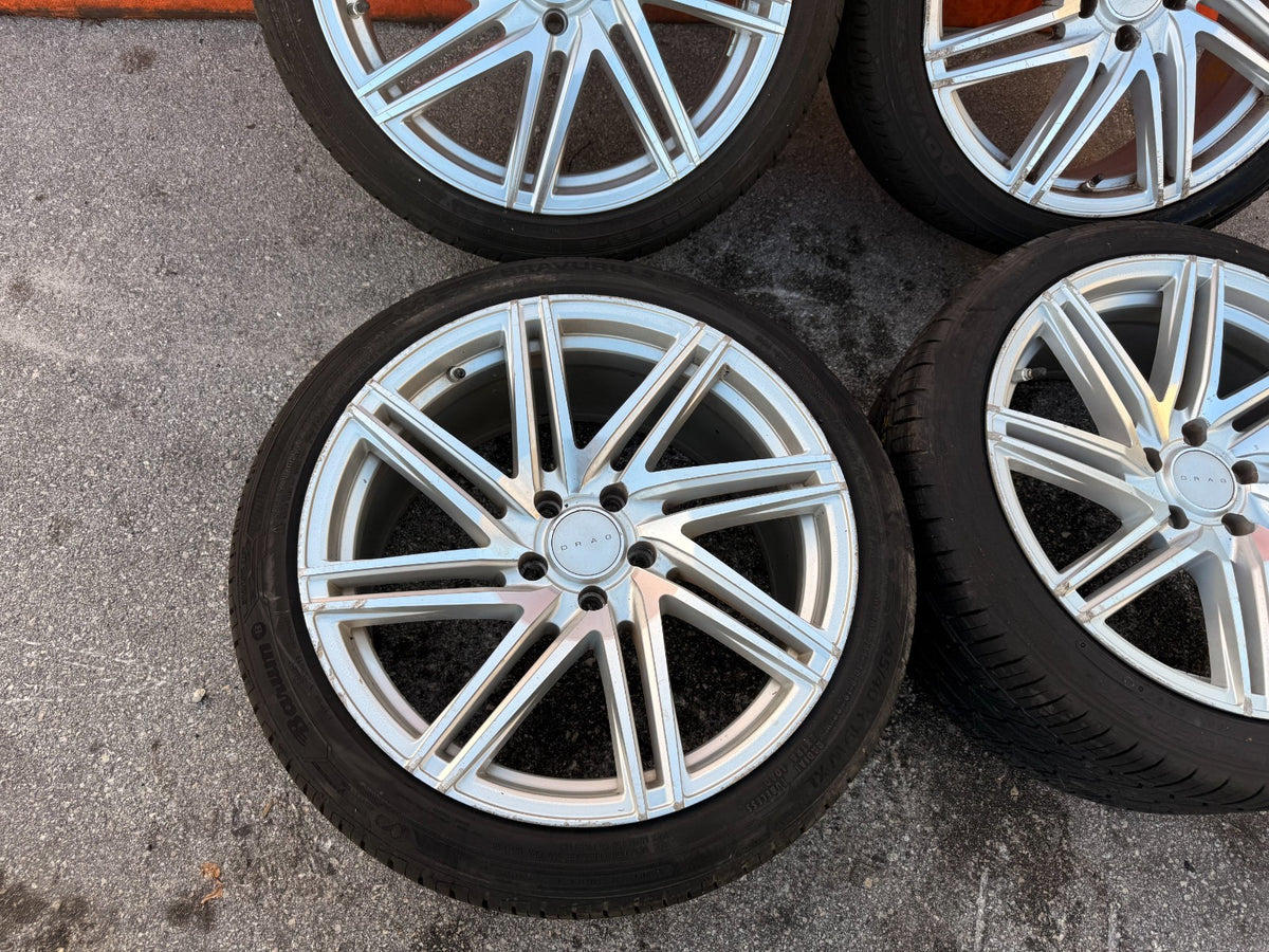 DRAG DR70 19 INCH WHEEL AND TIRE PACKAGE WHEELS - 19x8 +32 - 19x9.5 +40 -17