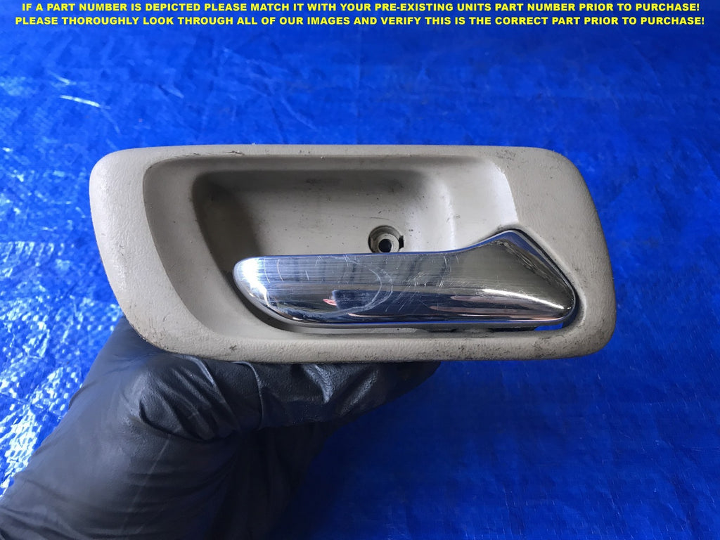 OEM 1998 1999 00 HONDA ACCORD SEDAN PASSENGER REAR RIGHT INTERIOR DOOR HANDLE  0