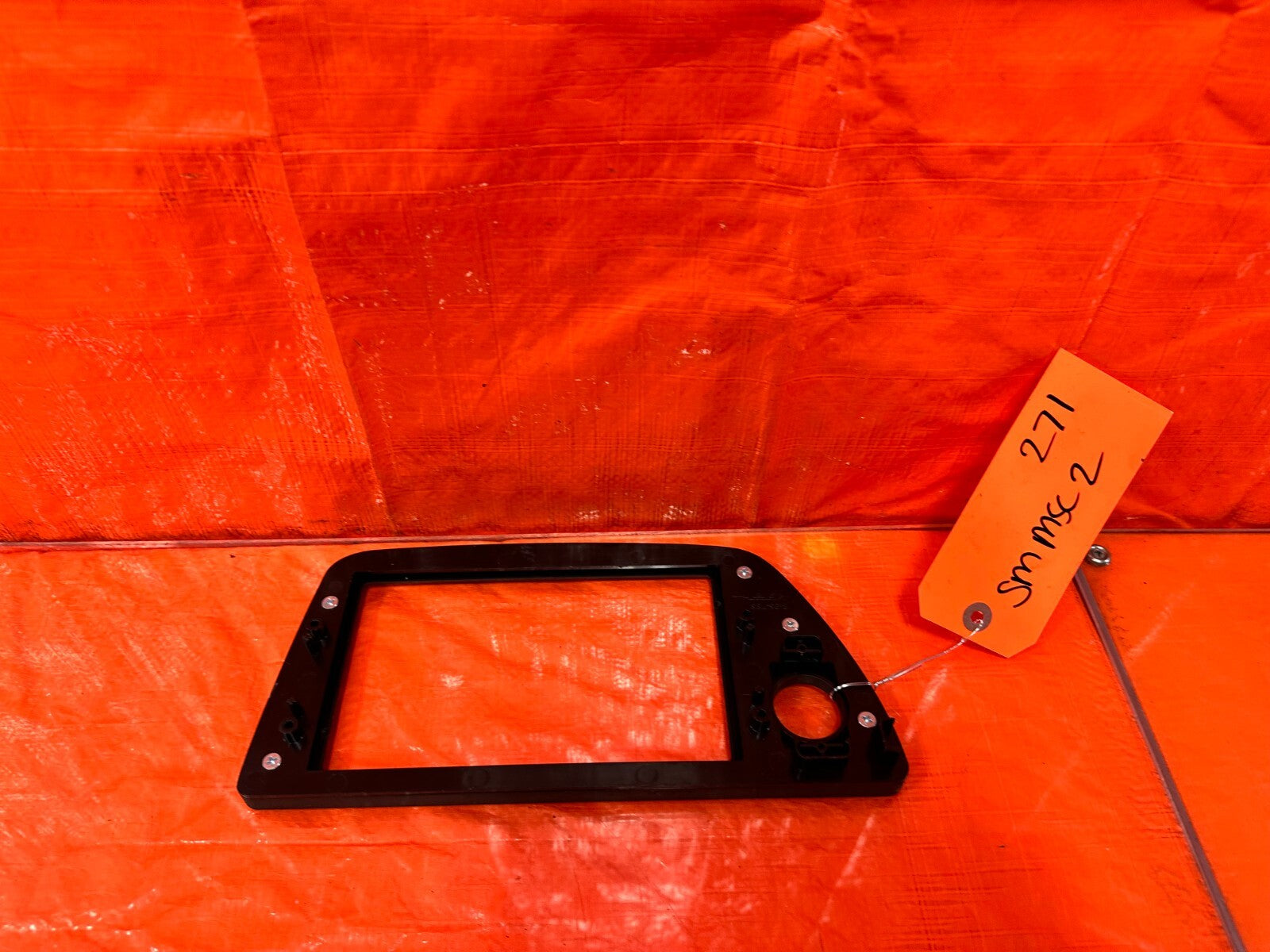 02 06 ACURA RSX TYPE S   AFTERMARKET DOUBLE DIN RADIO FACE PLATE   #2715