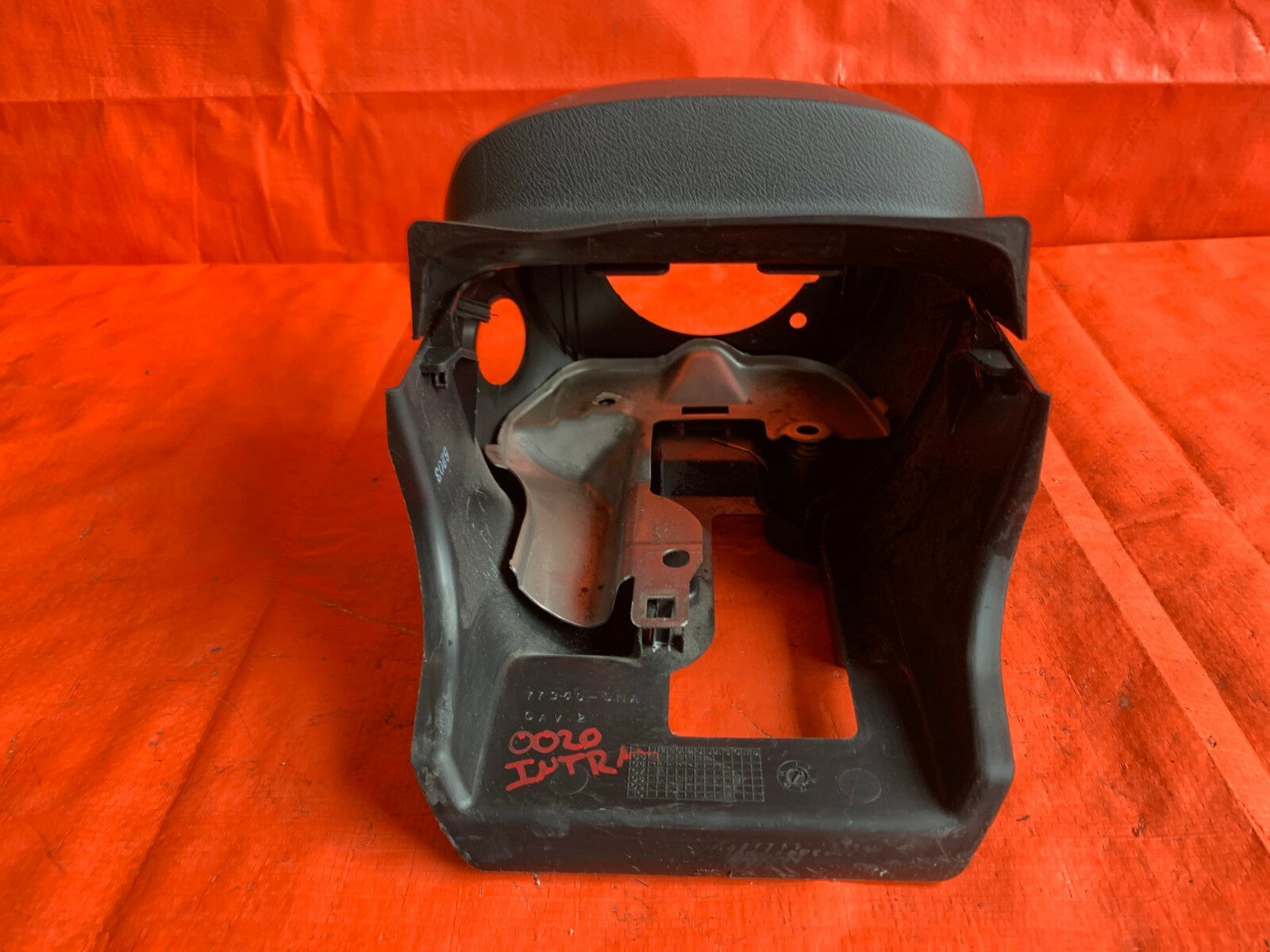OEM 2008 08 HONDA CIVIC SI COUPE   KEY IGNITION STEERING COLUMN COVER BLACK TRIM5