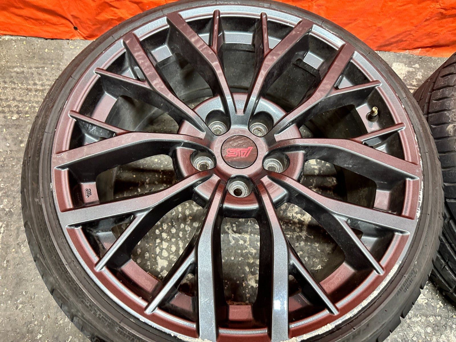 15-20 SUBARU WRX STI 4D 2.5L EJ257 18" ALLOY WHEELS RIMS TIRE SET SET OF 4 OEM19