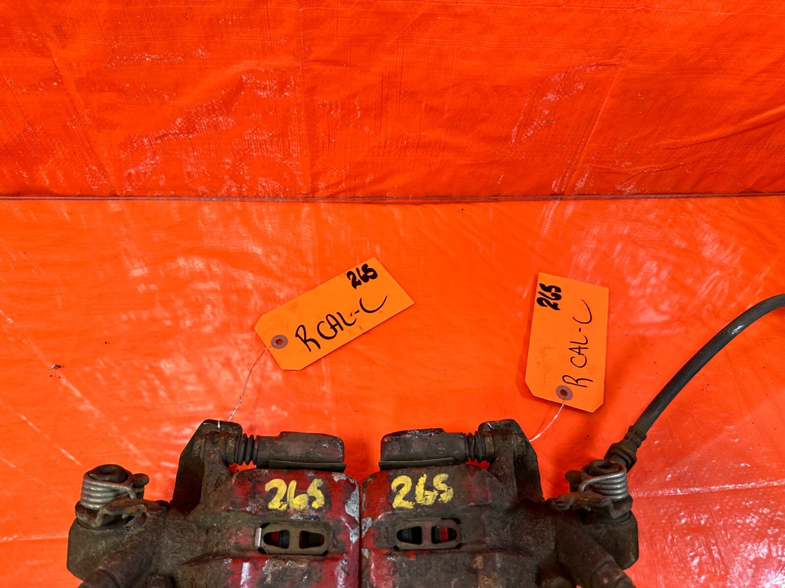 12 15 HONDA CIVIC SI   LEFT AND RIGHT REAR BRAKE CALIPERS   OEM FACTORY #2659