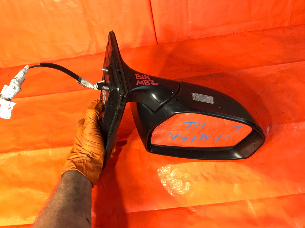 OEM 2014 14 NISSAN SENTRA DRIVER LEFT SIDE VIEW MIRROR   BLACK COLOR   7