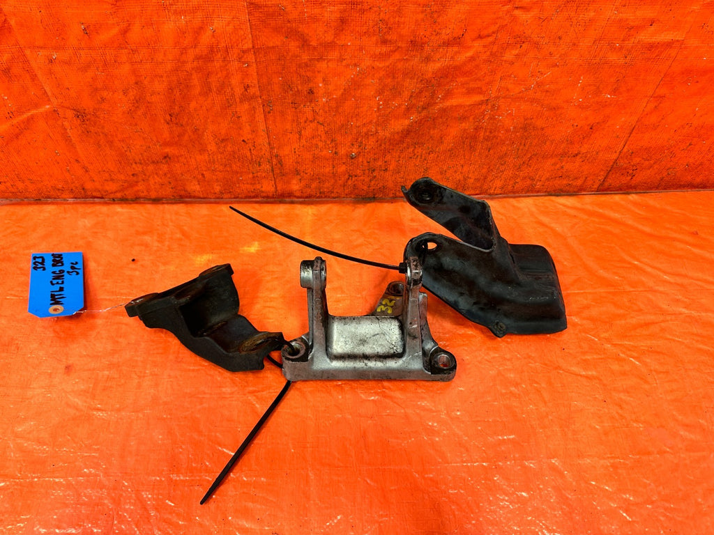 97 01 HONDA PRELUDE  H22 5 SPEED MANUAL STICK SHIFT ENGINE BRACKETS OEM #3235