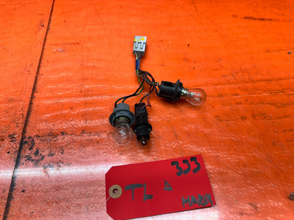 92 95 HONDA CIVIC 2D COUPE   REAR TAIL LIGHT LAMP WIRE HARNESS   OEM #3334