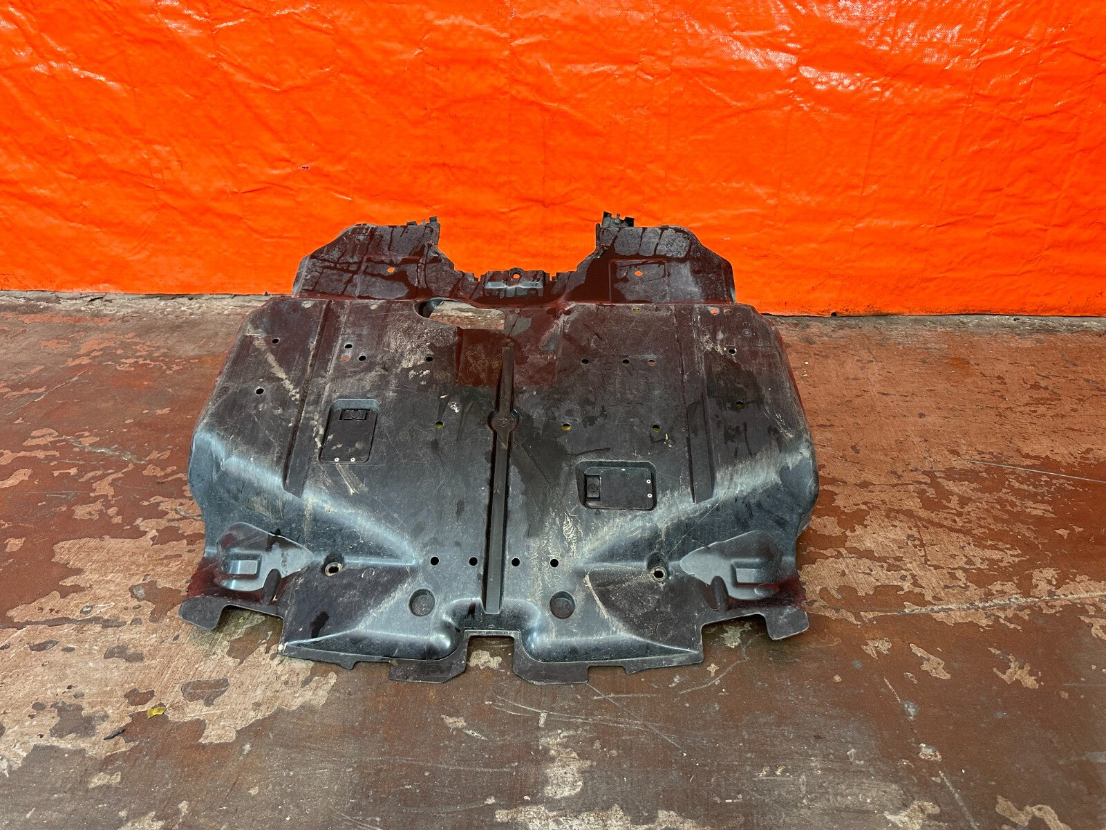 08 20 SUBARU WRX & STI EJ257 ENGINE MOTOR CENTER  SPLASH SHIELD GUARD LINING OEM14