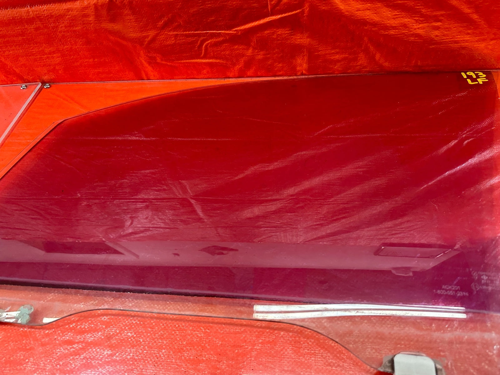 95 97 HONDA ODYSSEY   DOOR GLASS WINDOW   DRIVER LEFT FRONT SIDE   OEM #1937