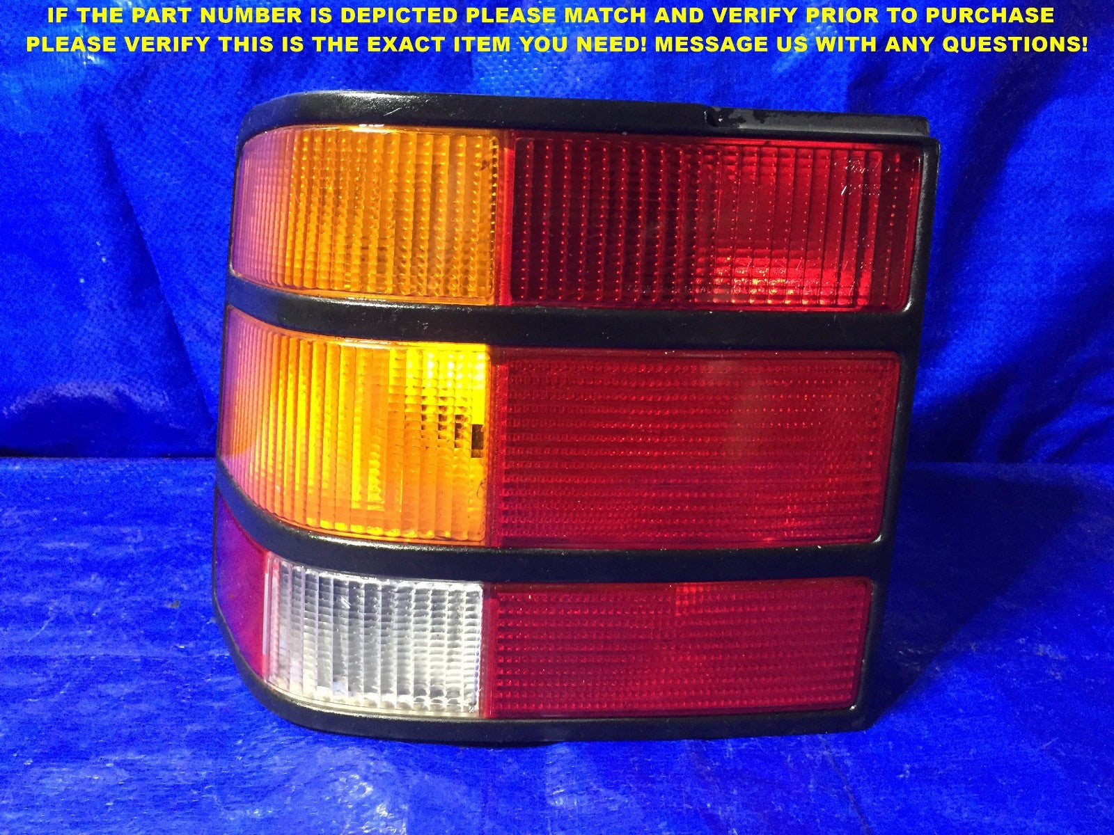 OEM 1988 1989 FORD MERKUR SCORPIO DRIVER LEFT TAIL LIGHT 88 89 86GG 13A603 AA0