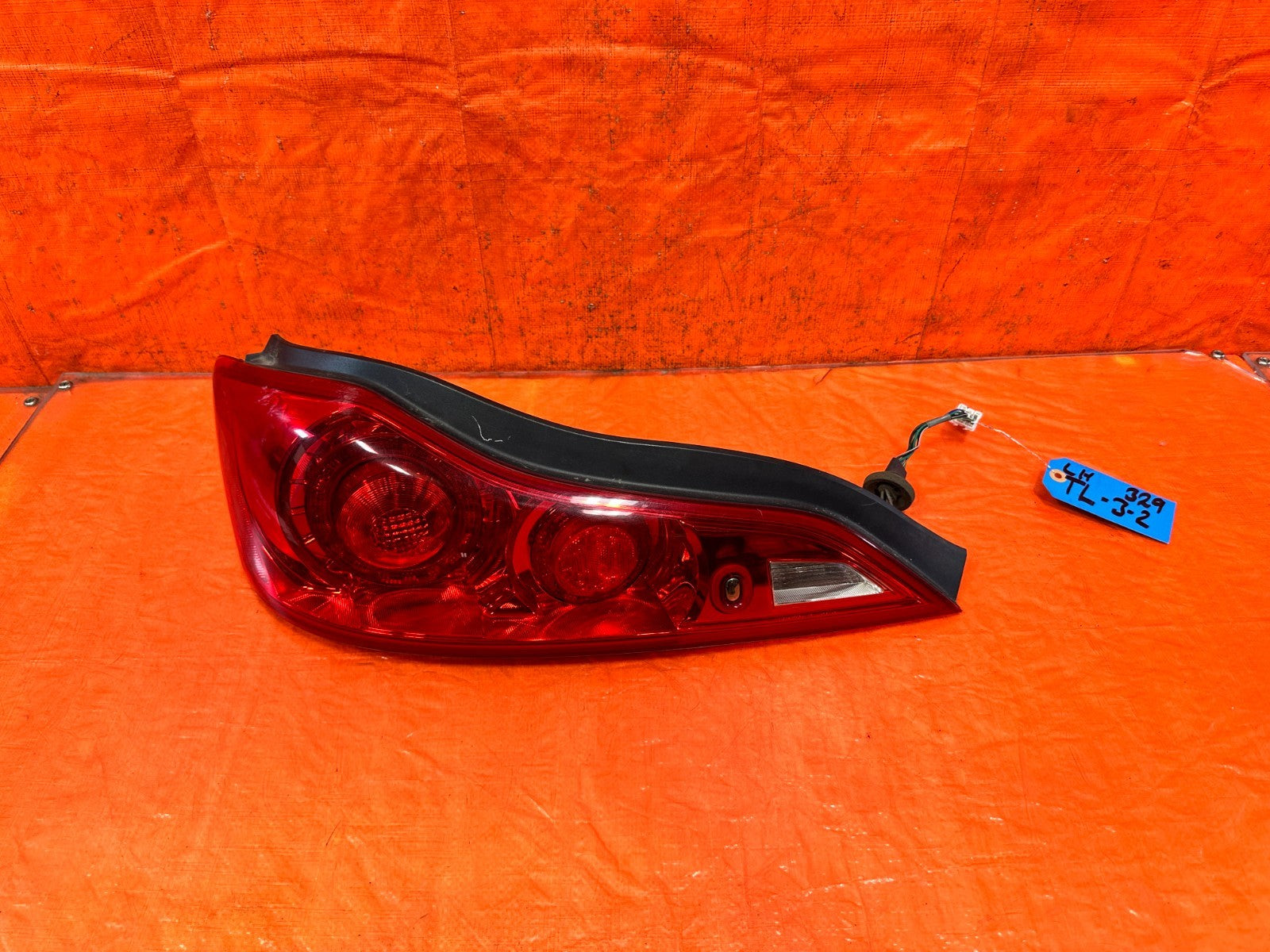 11 15 INFINITI G37 CONVERTIBLE   DRIVER LEFT TAIL LIGHT TAIL LAMP   OEM #3290