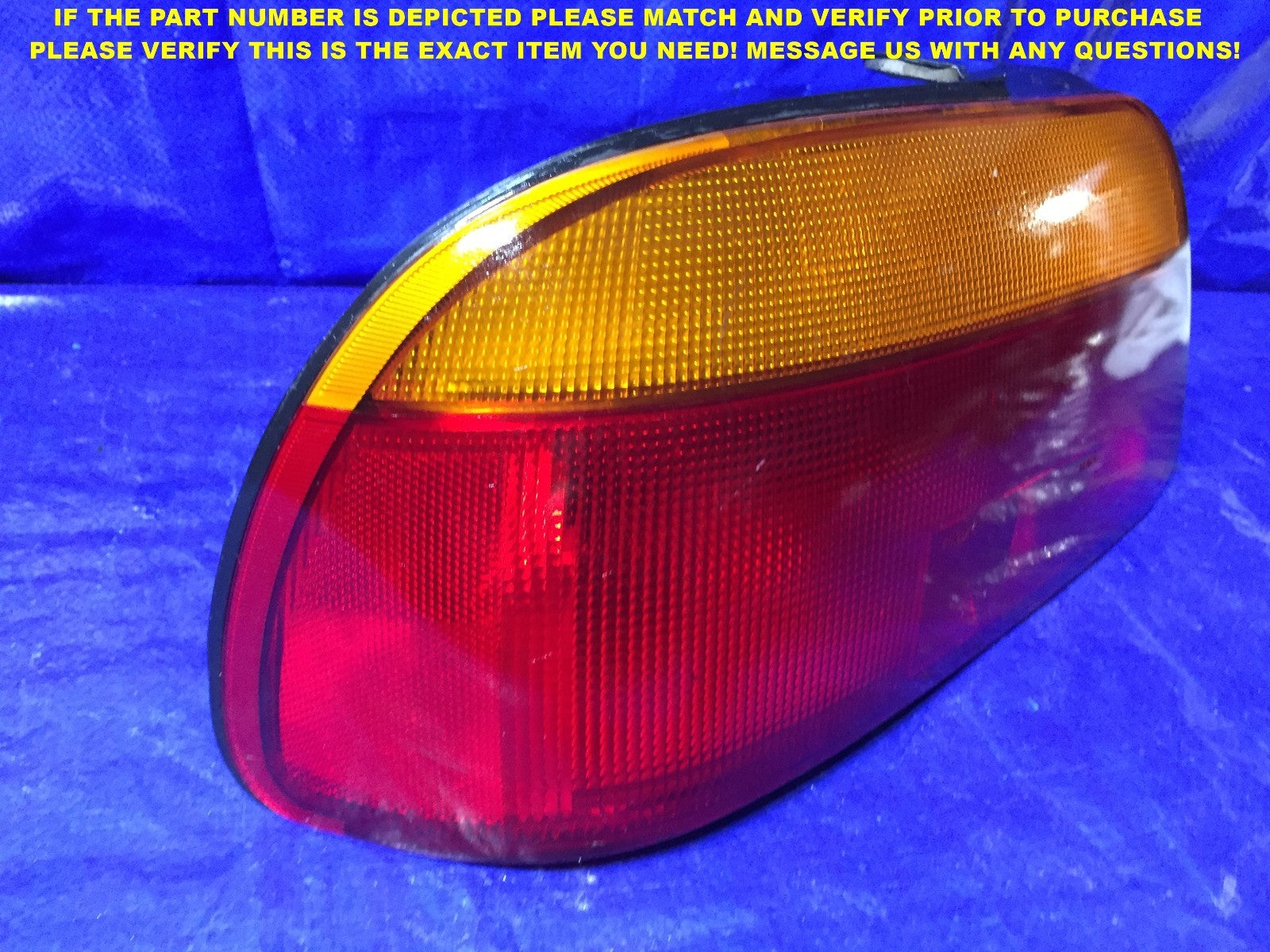 OEM 1995 1996 95 96 CHRYSLER SEBRING DRIVER LEFT TAIL LIGHT 2 DOOR COUPE MODEL3