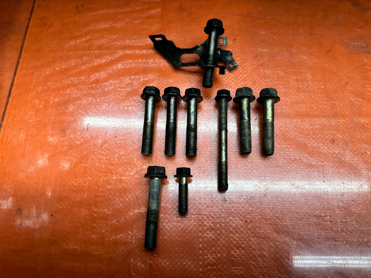 92-95 HONDA CIVIC MANUAL TRANSMISSION BELL HOUSING BOLTS HARDWARE SET OEM #3484