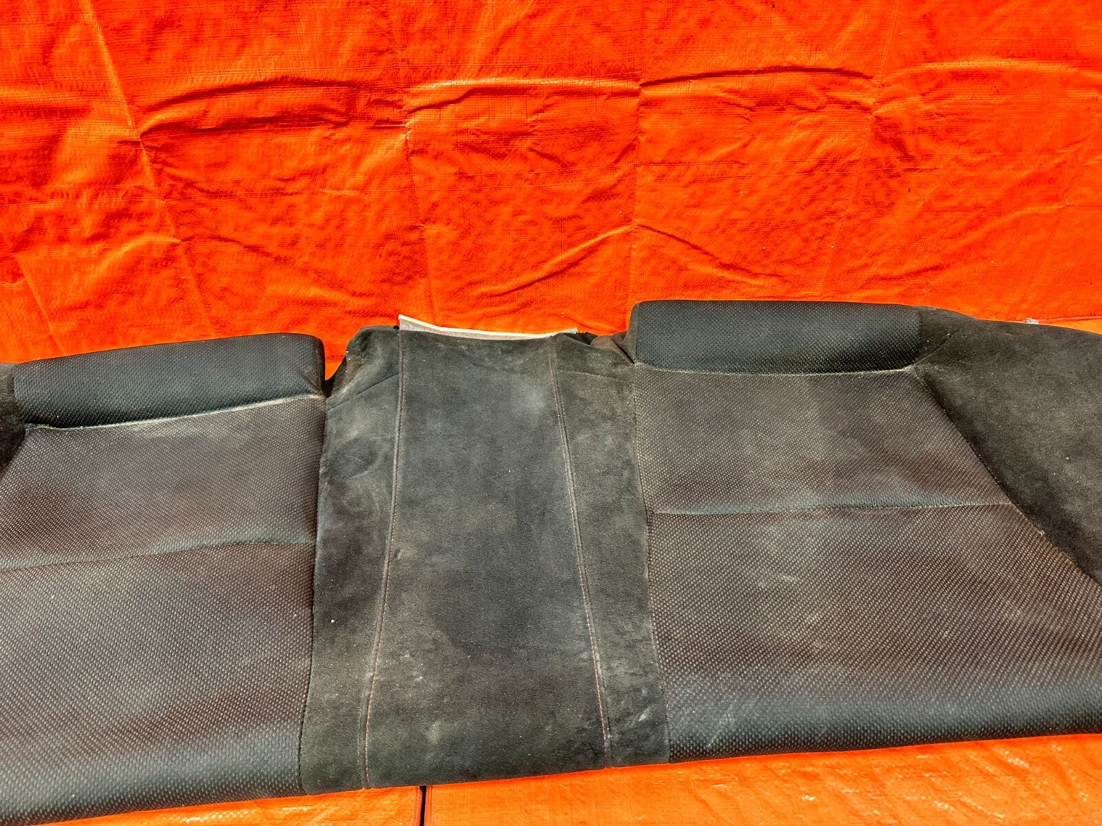 06 08 HONDA CIVIC SI 2D   REAR LOWER SEAT SKIN WRAP FABRIC   OEM #2863
