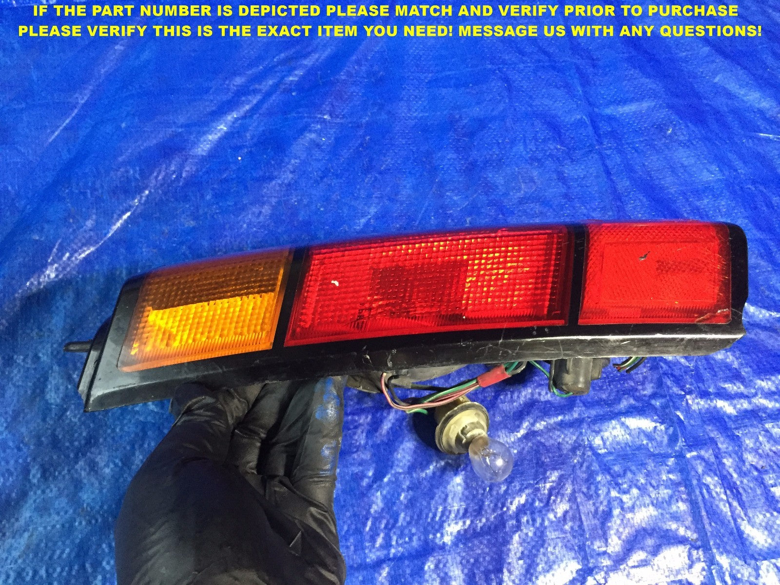 OEM 1987 87 HONDA CIVIC SHUTTLE WAGON DRIVER LEFT TAIL LIGHT 1B4