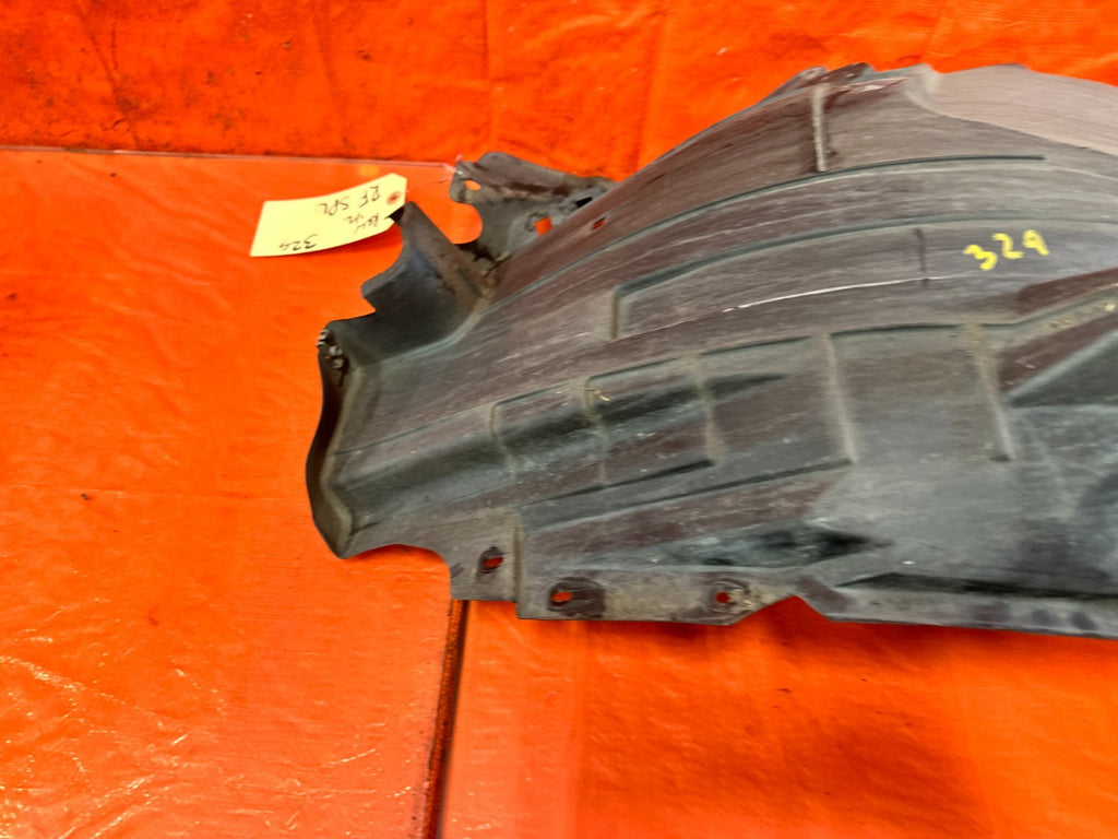 08 15 INFINITI G37 Q60 RIGHT PASSENGER FRONT FENDER REAR SPLASH SHIELD #3297