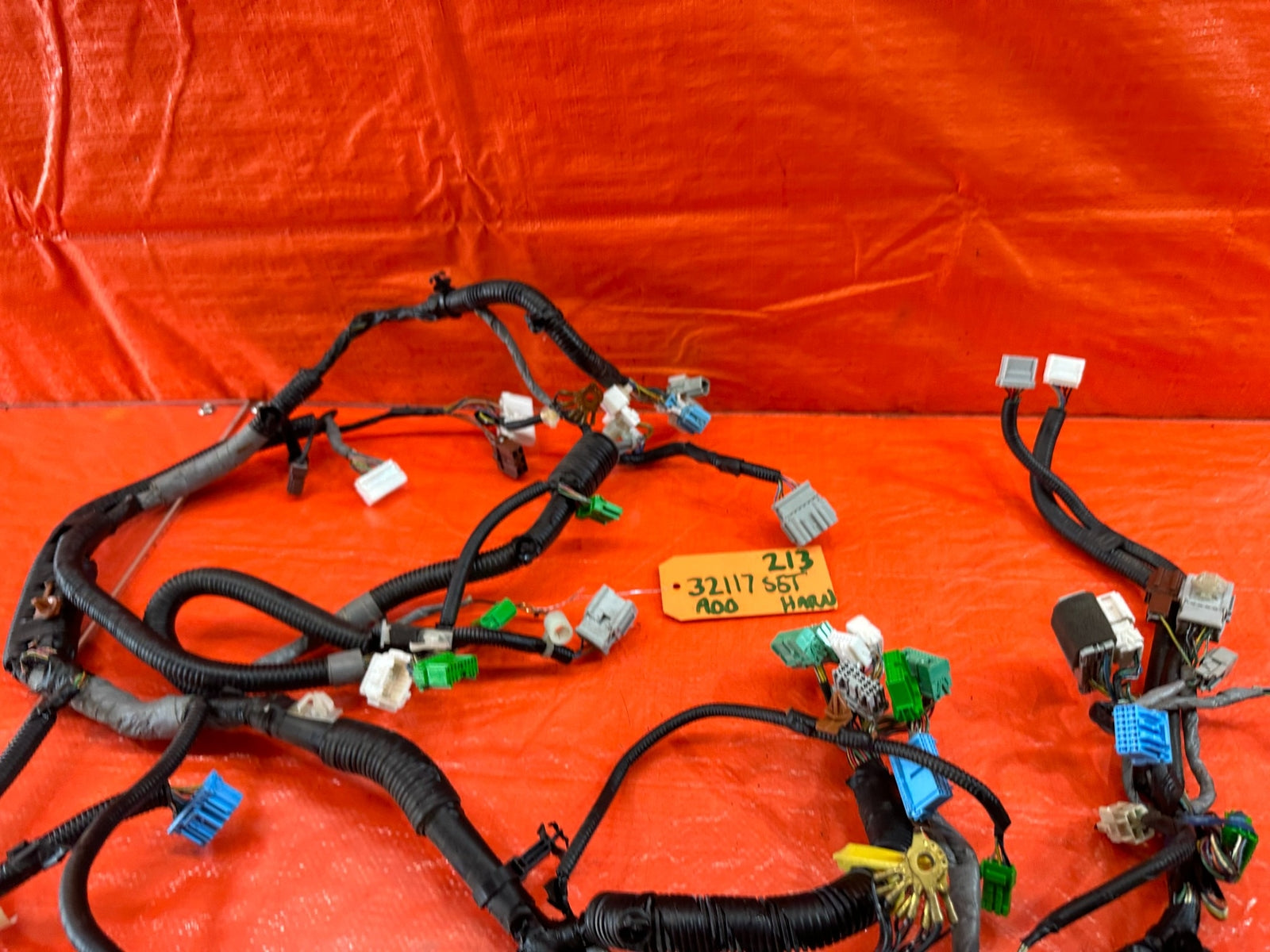02 03 HONDA CIVIC SI EP3 HATCH   INSTRUMENT GAUGE CLUSTER WIRE HARNESS LOOM #2138