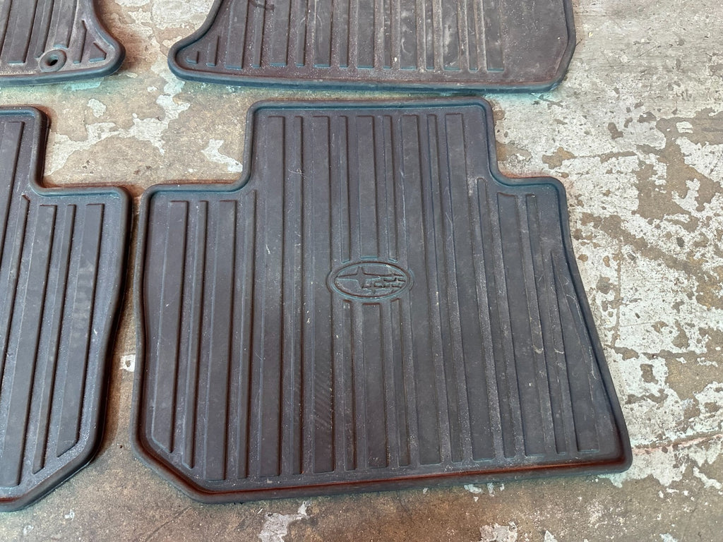15 21 SUBARU WRX STI   FLOOR MATS   ALL SEASON   WEAR ON FRONT LEFT   OEM #1809