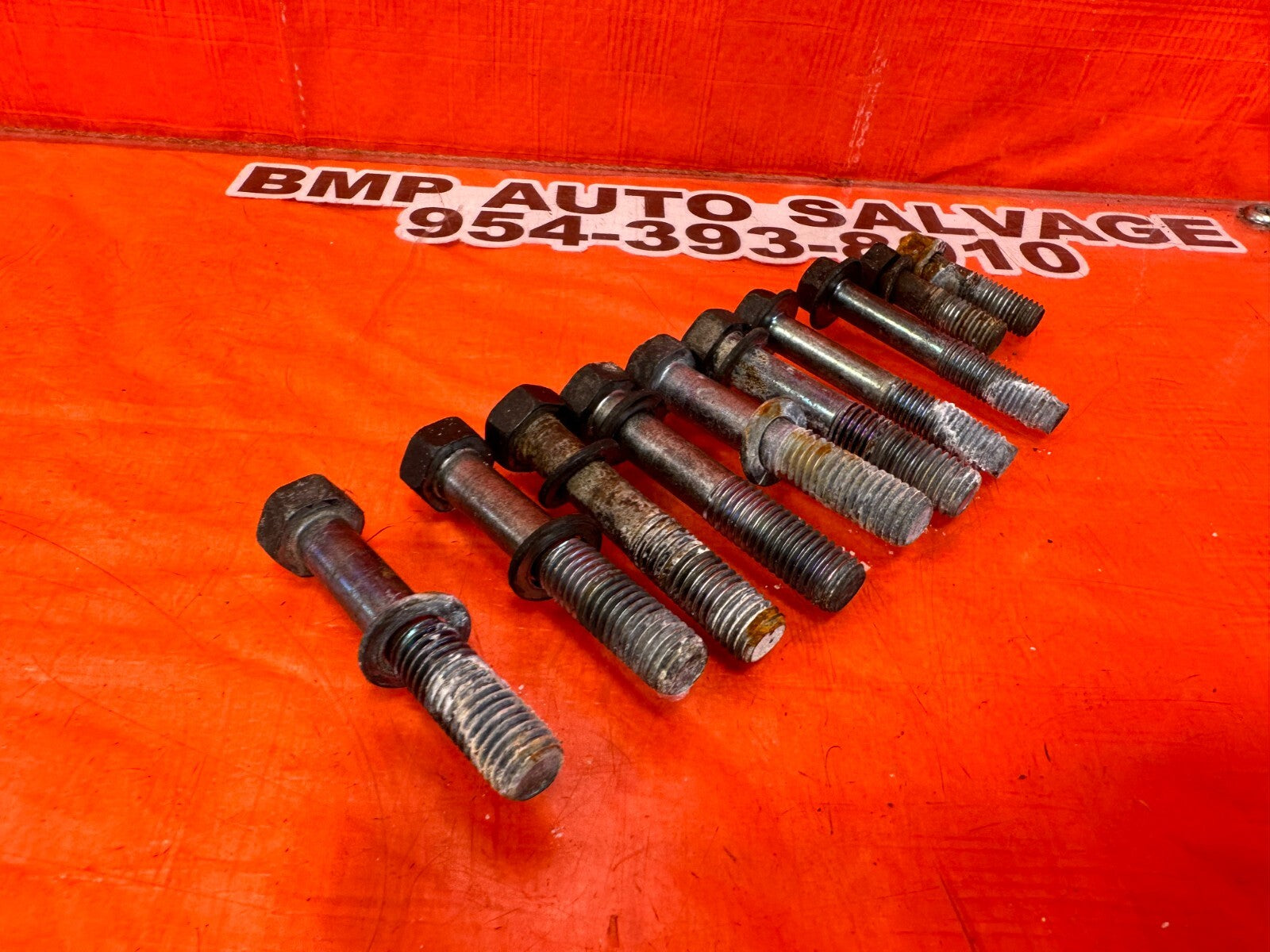 08 15 INFINITI G37 Q60 6 SPEED MANUAL TRANSMISSION BELL HOUSING BOLTS OEM #2452