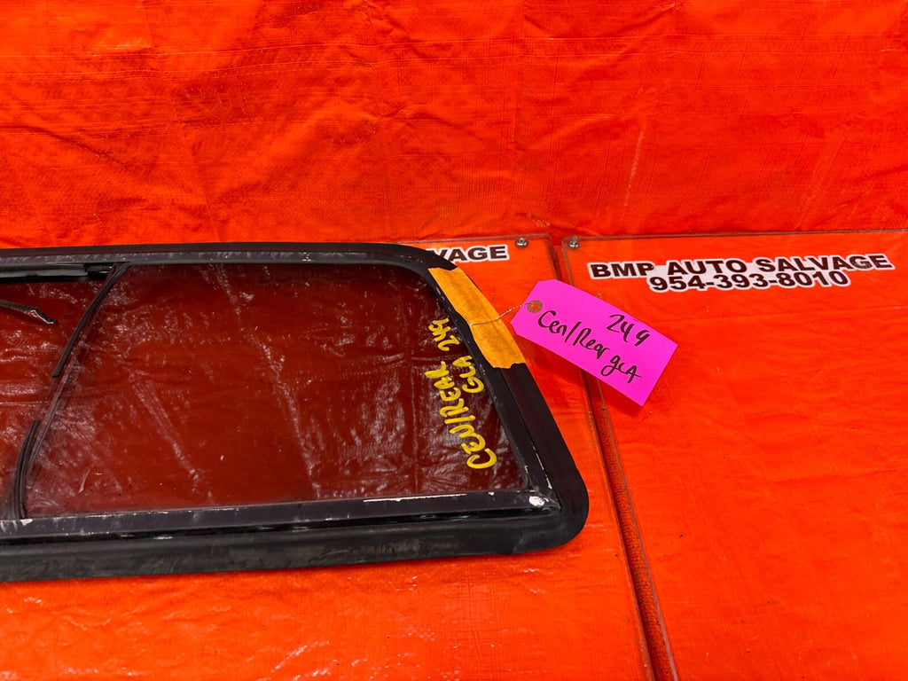 95 00 TOYOTA TACOMA   REAR GLASS WINDOW   HAS SLIDING OPTION   OEM #2494