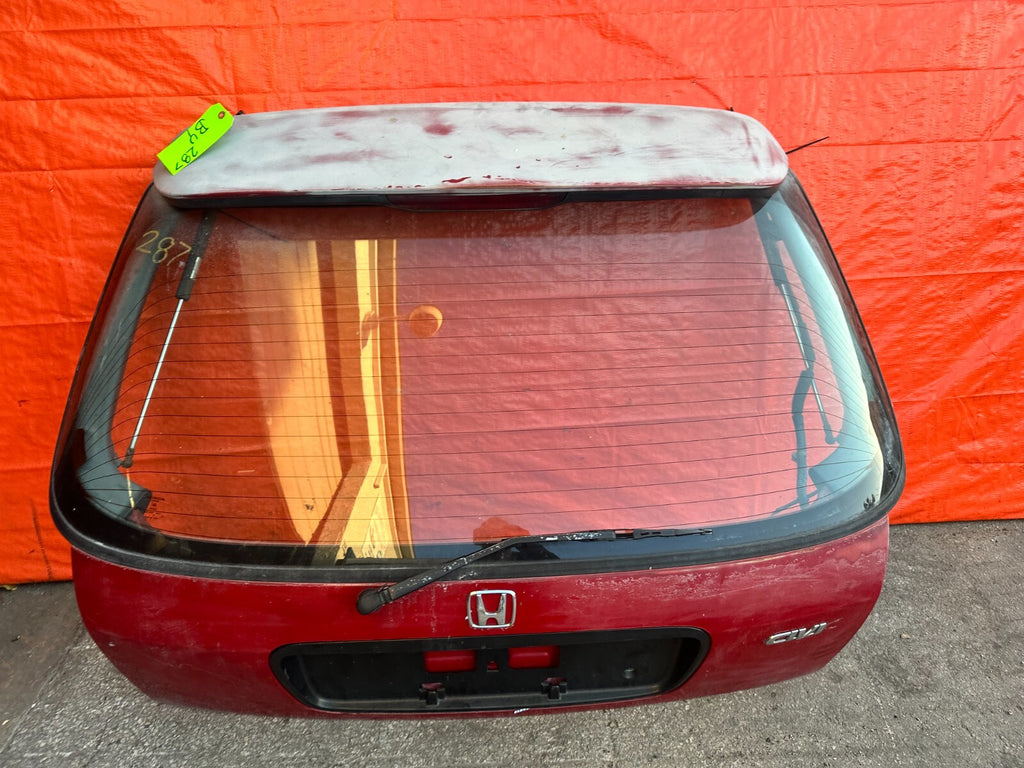 96 00 HONDA CIVIC   REAR HATCH BACK HATCHBACK TAIL GATE TAILGATE TRUN OEM #2879