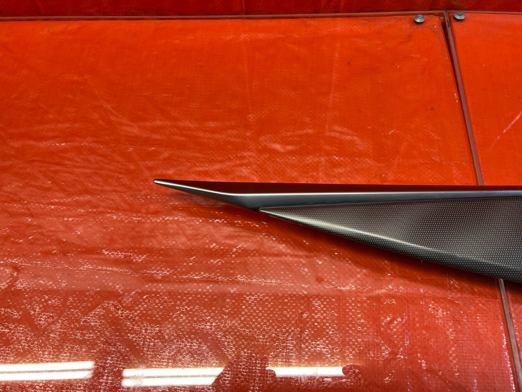 14 20 INFINITI Q50   DRIVER LEFT REAR DOOR PANEL TRIM INSERT W/ HANDLE   OEM #966