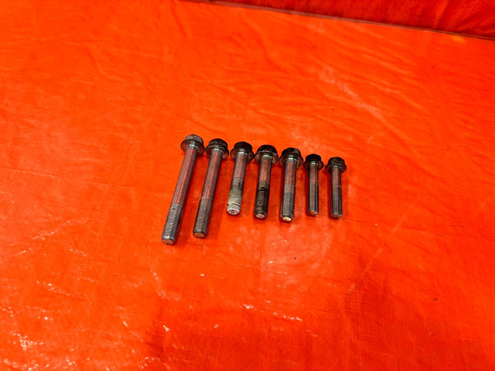 09 14 ACURA TSX   K24Z3 TRANSMISSION BELL HOUSING BOLTS HARDWARE   OEM #2793