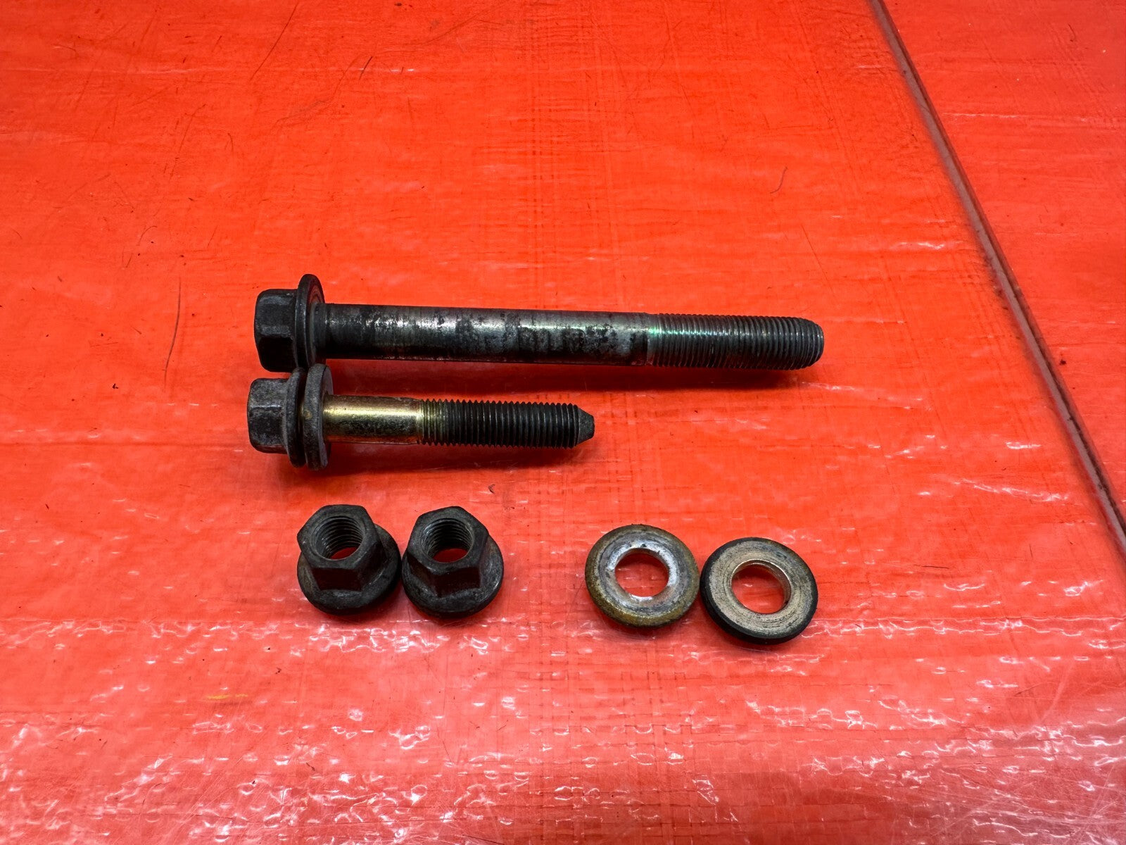 93 97 HONDA DEL SOL   DRIVER LEFT ENGINE MOTOR MOUNT BOLTS NUTS HARDWARE OEM 2270