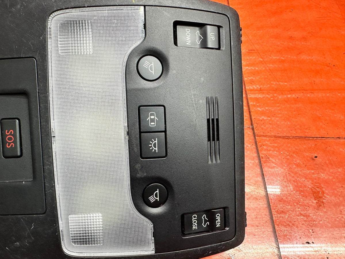 14-16 LEXUS IS250 IS350 ROOF OVERHEAD DOME MAP LIGHT LAMP CONSOLE SUNROOF SWITCH4