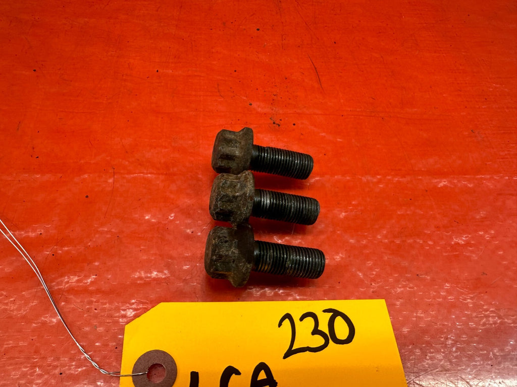 02 05 HONDA CIVIC SI EP3 HATCHBACK LOWER CONTROL ARM BOLTS   SET OF 3   OEM #2303