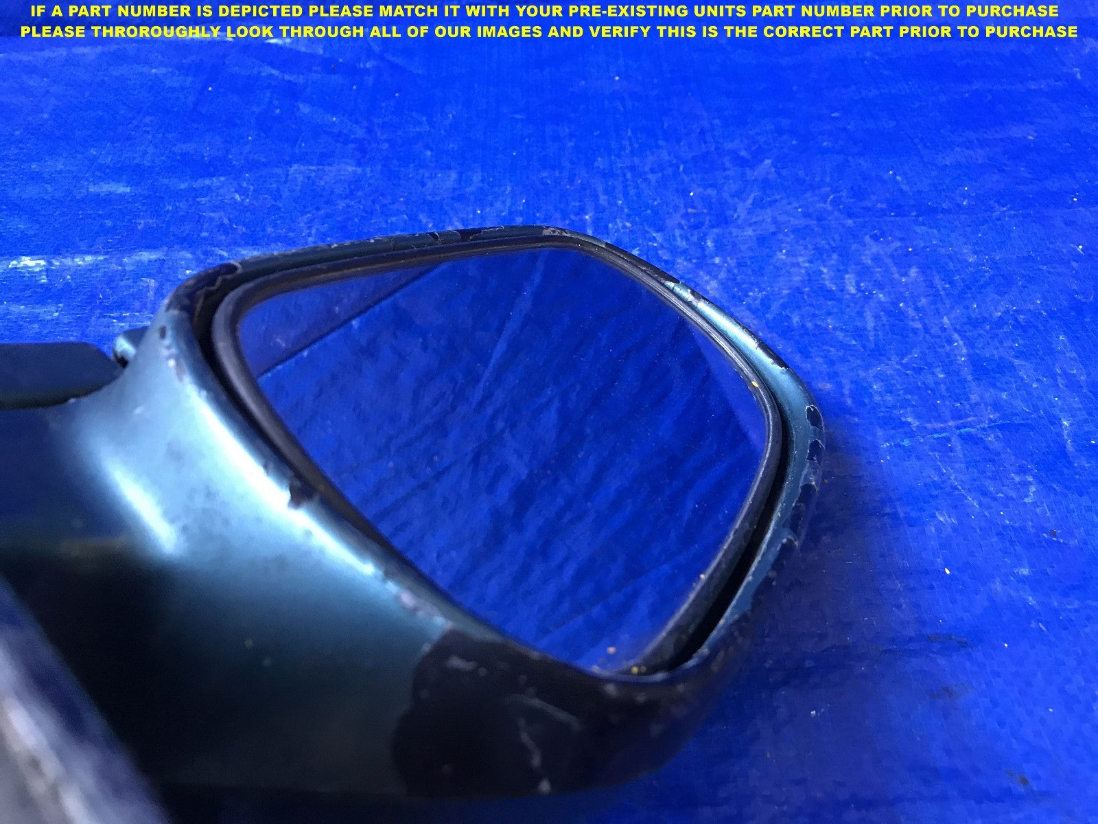 OEM 1990 1991 1992 1993 HONDA ACCORD DRIVER LEFT SIDE VIEW MIRROR               6