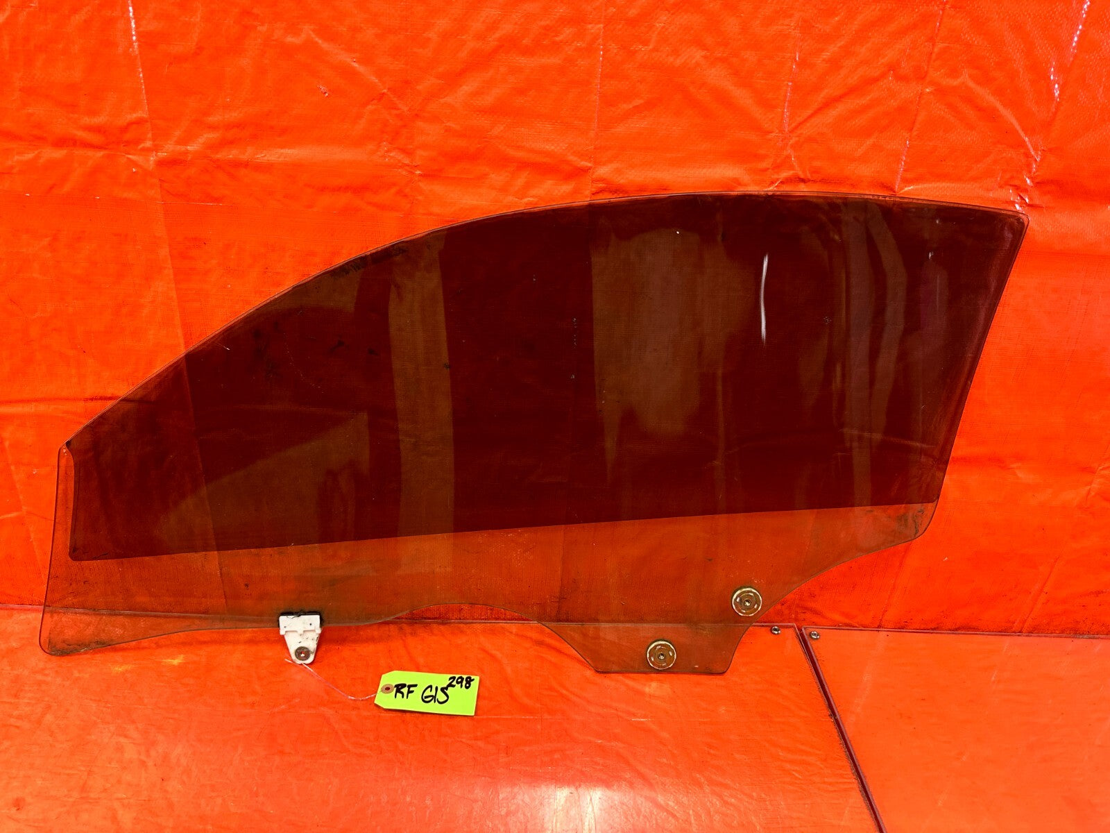 03 07 INFINITI G35 COUPE   PASSENGER RIGHT FRONT   DOOR GLASS WINDOW OEM #2984