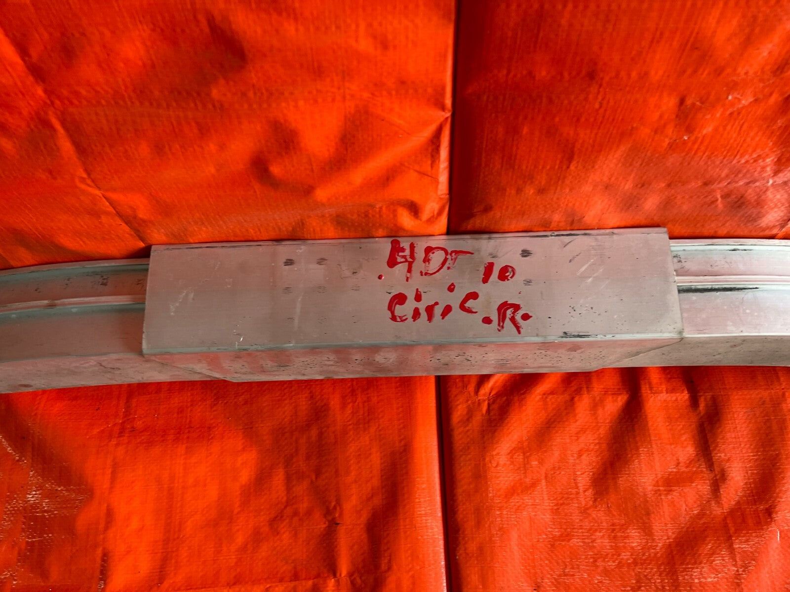 07 11 HONDA CIVIC   SI SEDAN K20Z3   REAR REINFORCEMENT RE BAR CRASH BEAM OEM OE4
